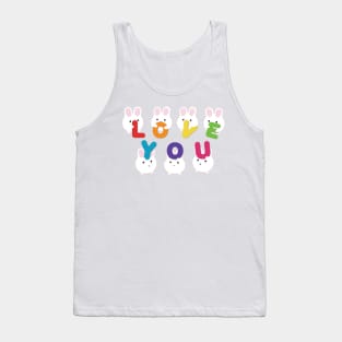 Bunnies Love You Tank Top